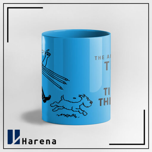 ماگ تمام رنگی تن تن در کنگو آبی