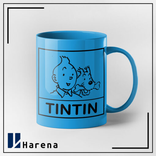 ماگ تمام رنگی TINTIN آبی