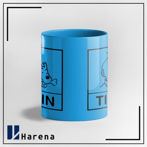 ماگ تمام رنگی TINTIN آبی
