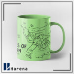 ماگ تمام رنگی معبد خورشید سبز