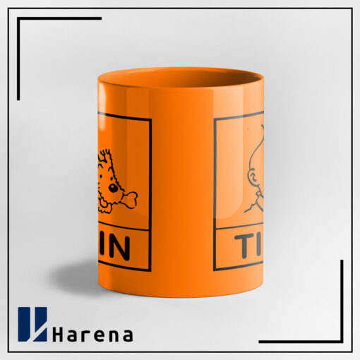 ماگ تمام رنگی TINTIN نارنجی