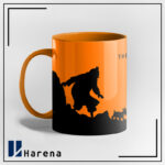 ماگ تمام رنگی عصای شاه اتوکار نارنجی
