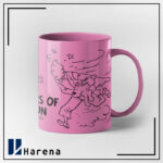 ماگ تمام رنگی معبد خورشید صورتی