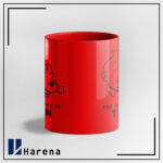 ماگ تمام رنگی تن تن قرمز