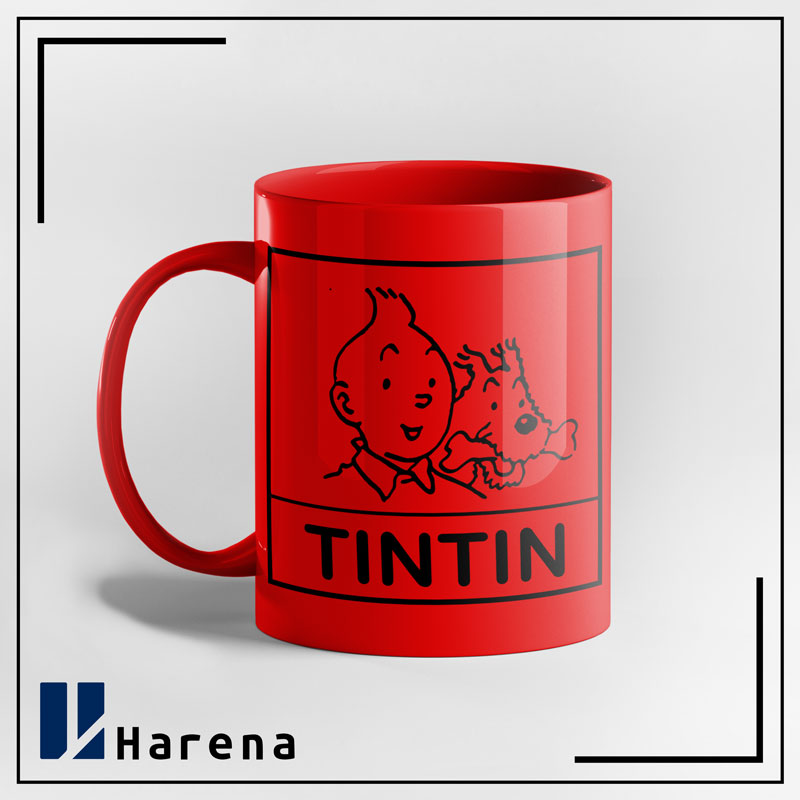 ماگ تمام رنگی TINTIN قرمز