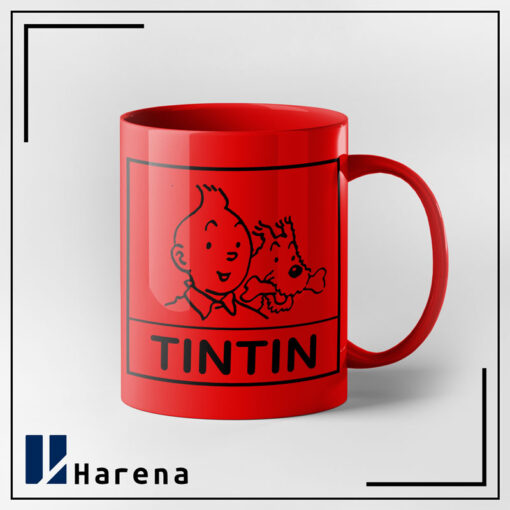 ماگ تمام رنگی TINTIN قرمز