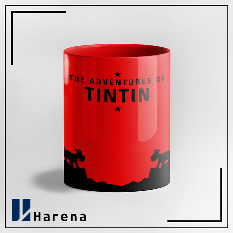 ماگ تمام رنگی عصای شاه اتوکار قرمز