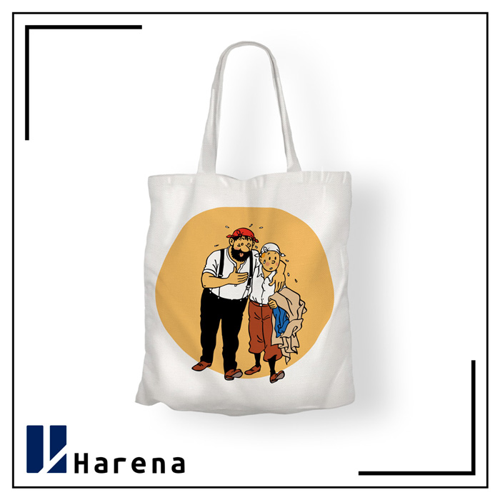 tintin cloth bag
