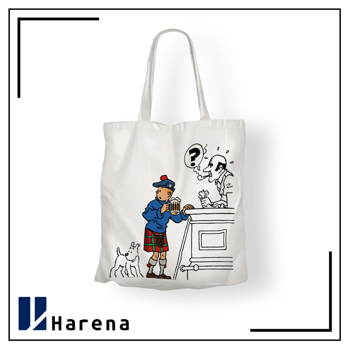 tintin cloth bag