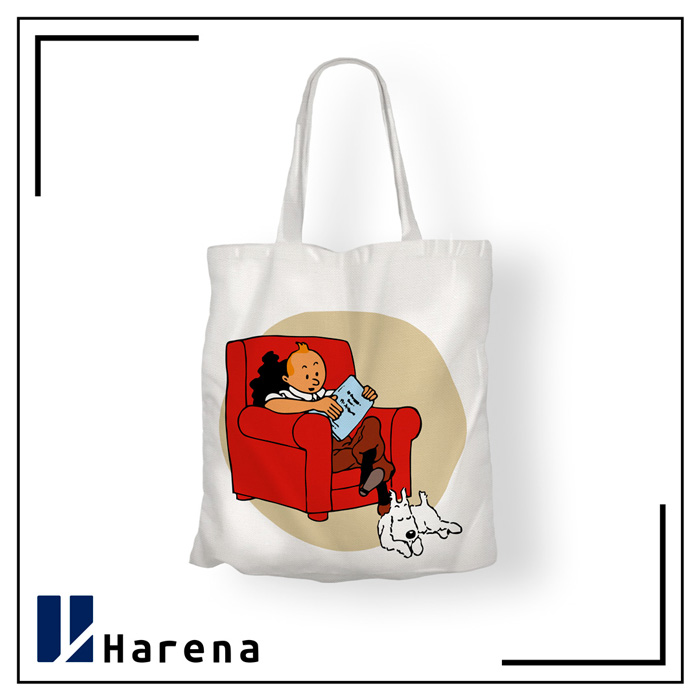 tintin cloth bag
