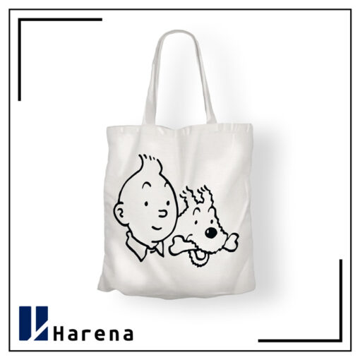 tintin cloth bag