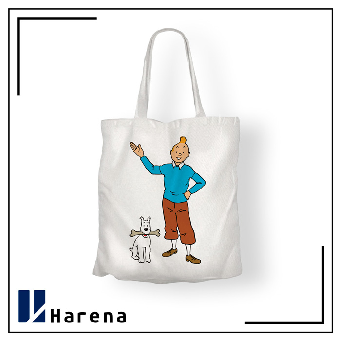 tintin cloth bag