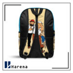 کوله پشتی چرم خرچنگ پنجه طلایی