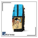 کوله پشتی چرم خرچنگ پنجه طلایی