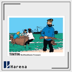 کارت پستال تن تن با پاکت نامه اختصاصی