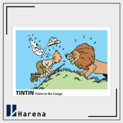 کارت پستال تن تن با پاکت نامه اختصاصی