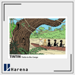 کارت پستال تن تن با پاکت نامه اختصاصی