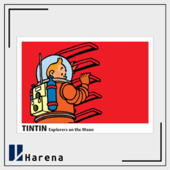 کارت پستال تن تن با پاکت نامه اختصاصی