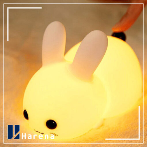 چراغ خواب سیلیکونی خرگوش
