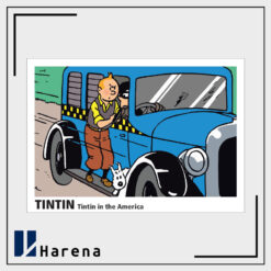 کارت پستال تن تن با پاکت نامه اختصاصی