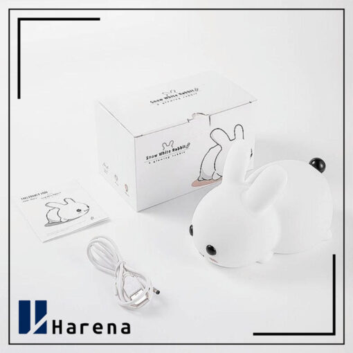 چراغ خواب سیلیکونی خرگوش