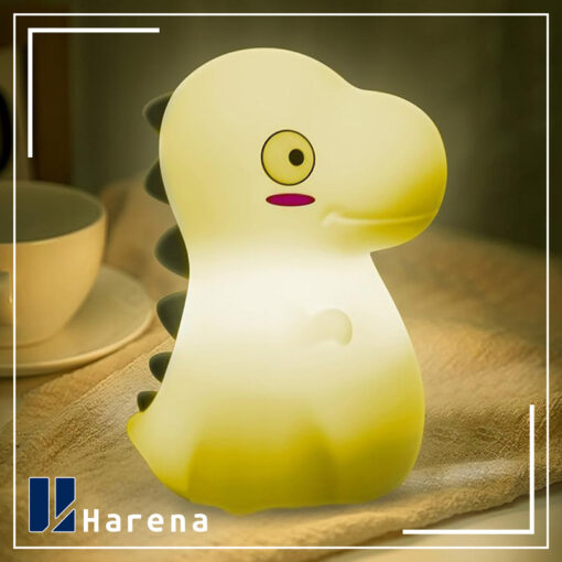 چراغ خواب سیلیکونی دایناسور کارتونی