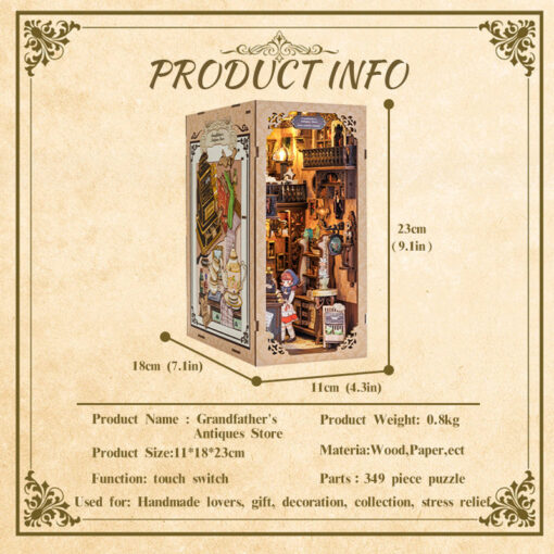 عتیقه فروشی پدربزرگ (Grandfather's Antique Store) برند CUTEBEE