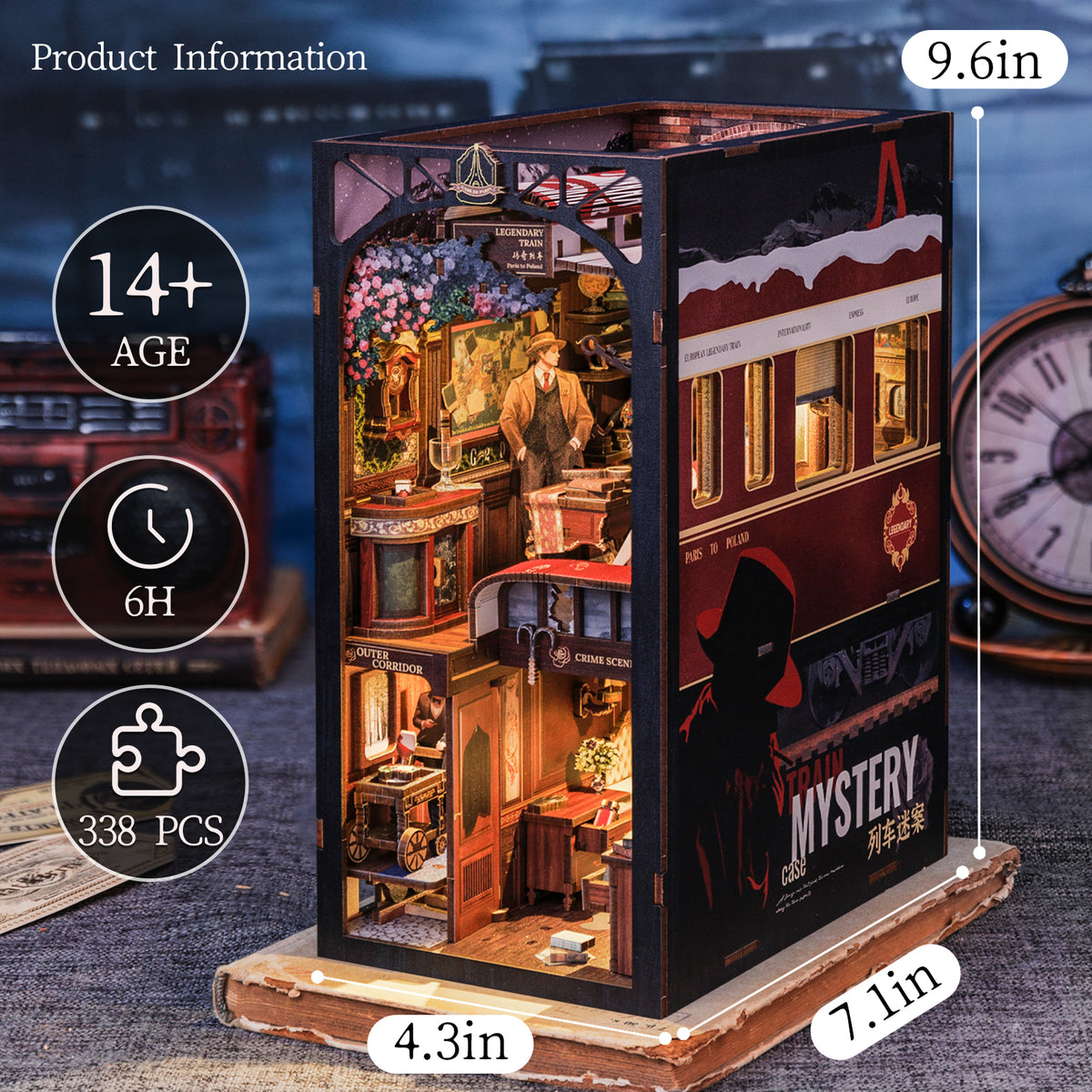 مورد رمز و راز قطار (TRAIN MYSTERY CASE) برند CUTEBEE (7) مورد رمز و راز قطار (TRAIN MYSTERY CASE) برند CUTEBEE