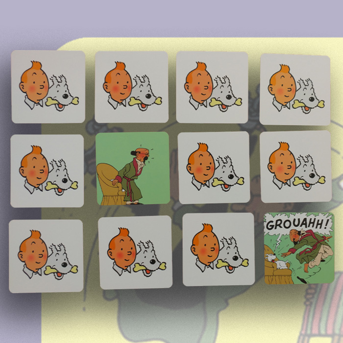 مموری گیم تن تن