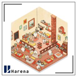 استیکر سه بعدی رستوران