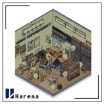 استیکر سه بعدی فروشگاه