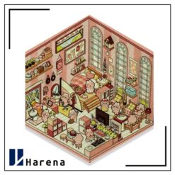 استیکر سه بعدی خانه گرم