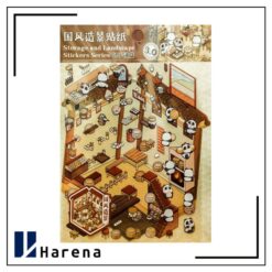 استیکر سه بعدی نان فروشی