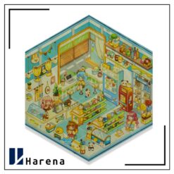 استیکر سه بعدی جهان کوچک