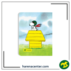 دفتر رومیزی انیمیشن طرح اسنوپی سایز A6 برند لنتو