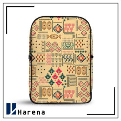 کوله پشتی مخمل طرح اسلیمی