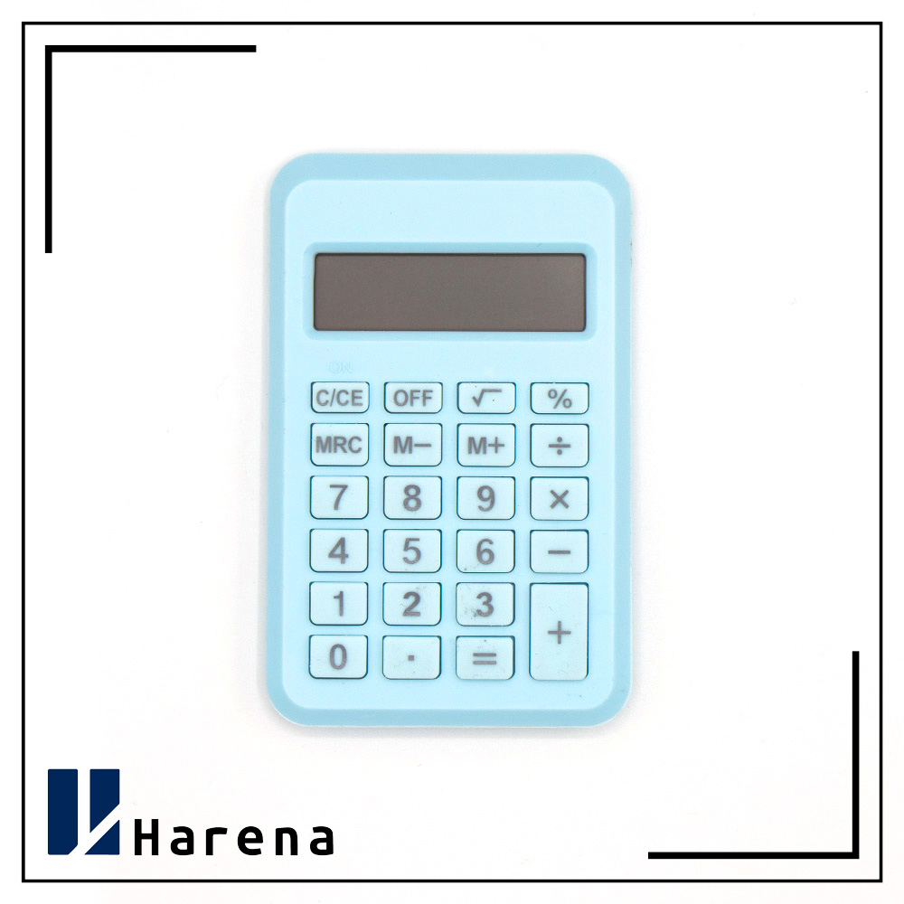 ماشین حساب کد 210 رنگ آبی