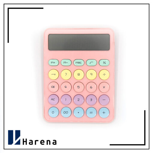 ماشین حساب کد 2299 رنگ صورتی