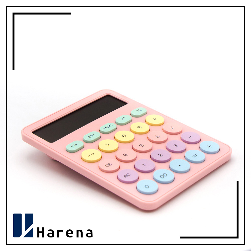 ماشین حساب کد 2299 رنگ صورتی