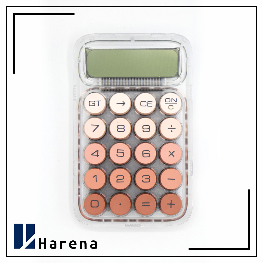 ماشین حساب کد 2888 رنگ کرم