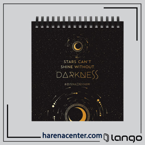 دفتر کاغذ مشکی کوچک کد 4 برند لانگو - Image 1