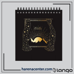 دفتر کاغذ مشکی کوچک کد 7 برند لانگو