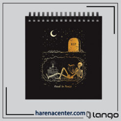 دفتر کاغذ مشکی کوچک کد 8 برند لانگو