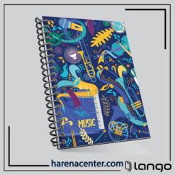 دفتر نوت موسیقی کد 3 برند لانگو