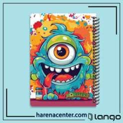 دفتر مدرسه طرح هیولا تک چشم برند لانگو
