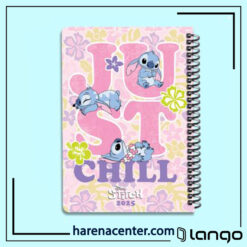 دفتر مدرسه طرح STITCH just CHILL برند لانگو