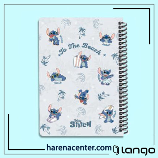 دفتر مدرسه طرح STITCH to the BEACH برند لانگو