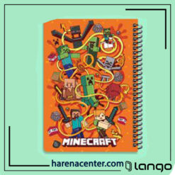 دفتر مدرسه طرح ماب های ندری ماینکرفت برند لانگو