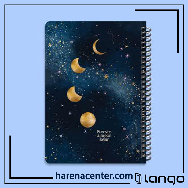 دفتر مدرسه طرح FOREVER a MOON lover برند لانگو