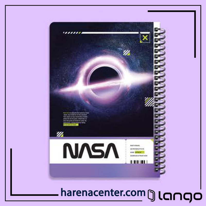 دفتر مدرسه طرح NASA برند لانگو